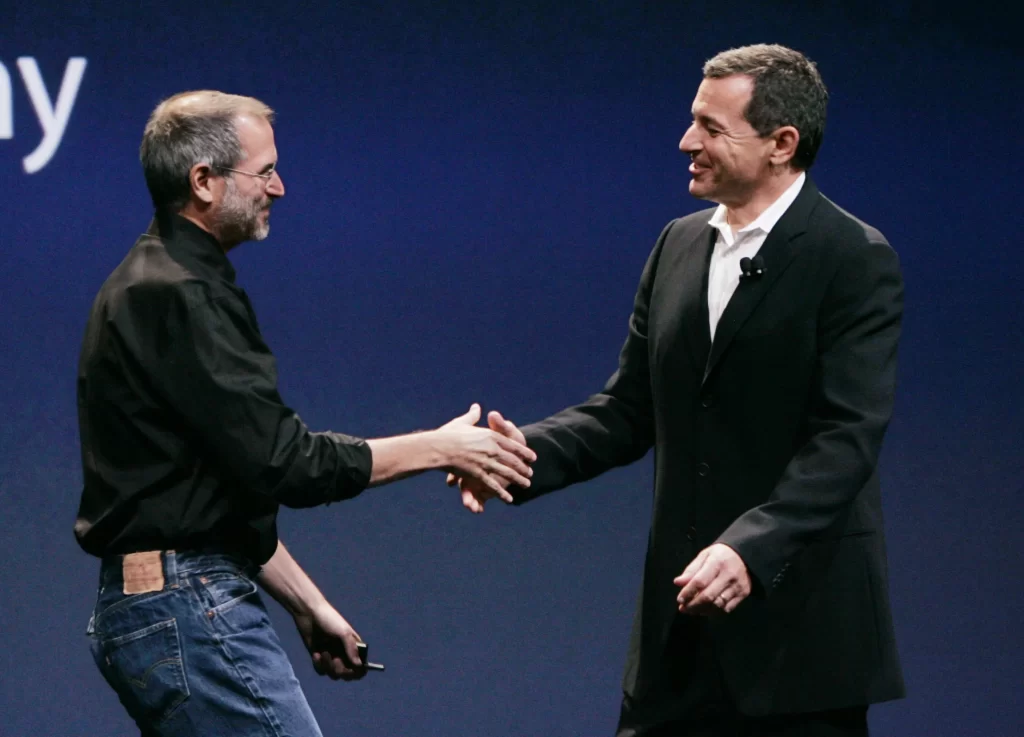 Bob Iger and Steve Jobs