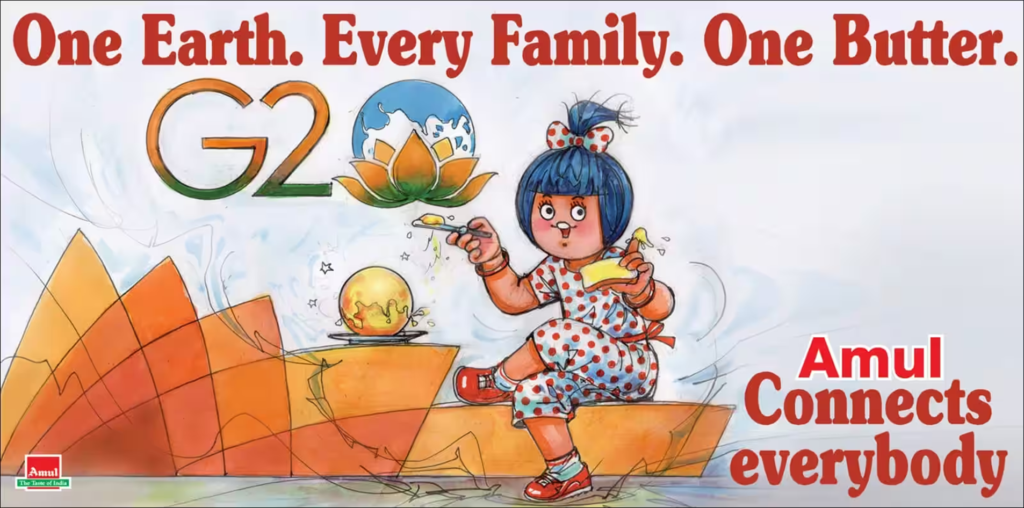 Amul ads are funny and topical