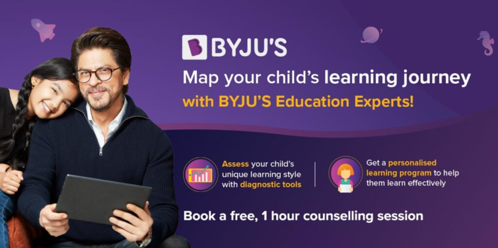Byju's commercials emphasized relatable tales