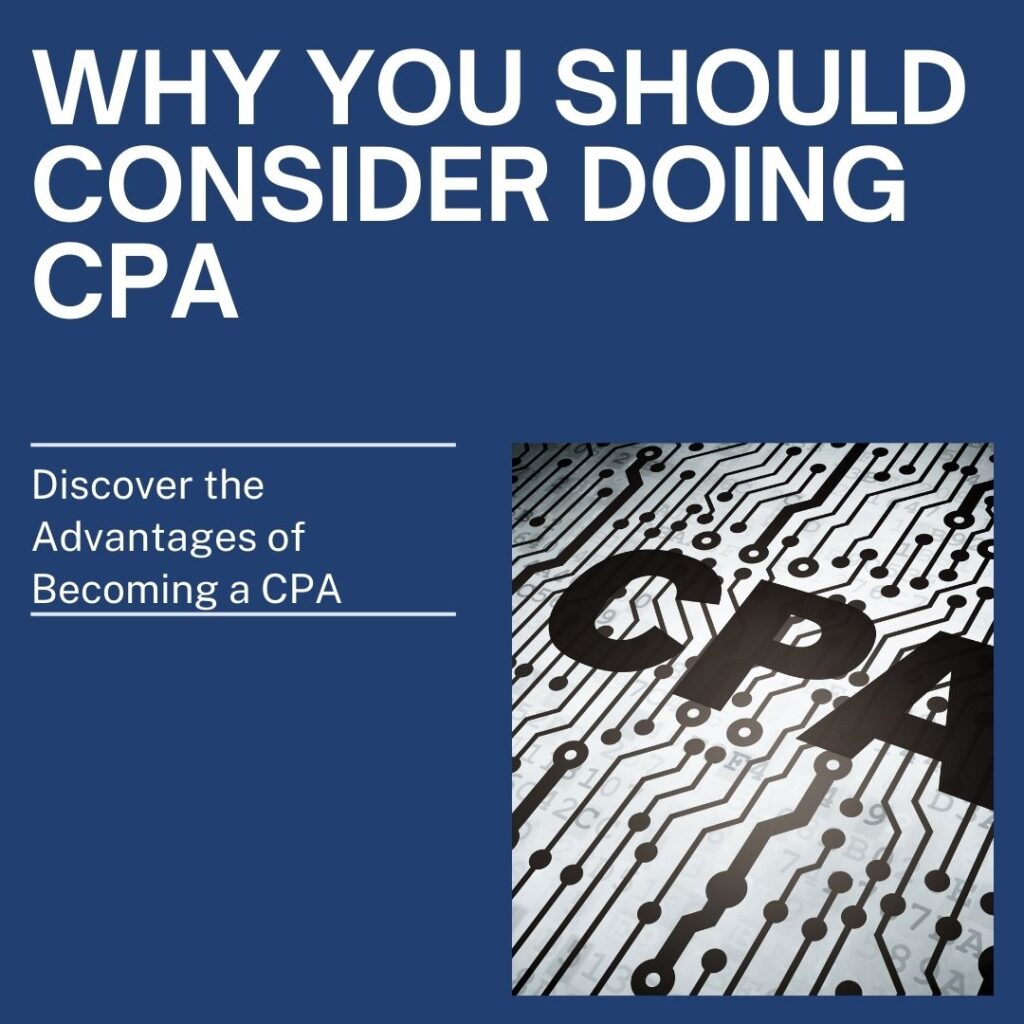 Benefits of Doing CPA