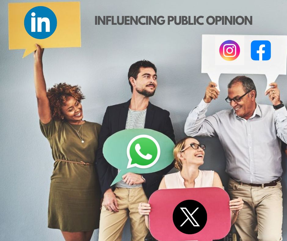Influencing Public Opinion through Social Media