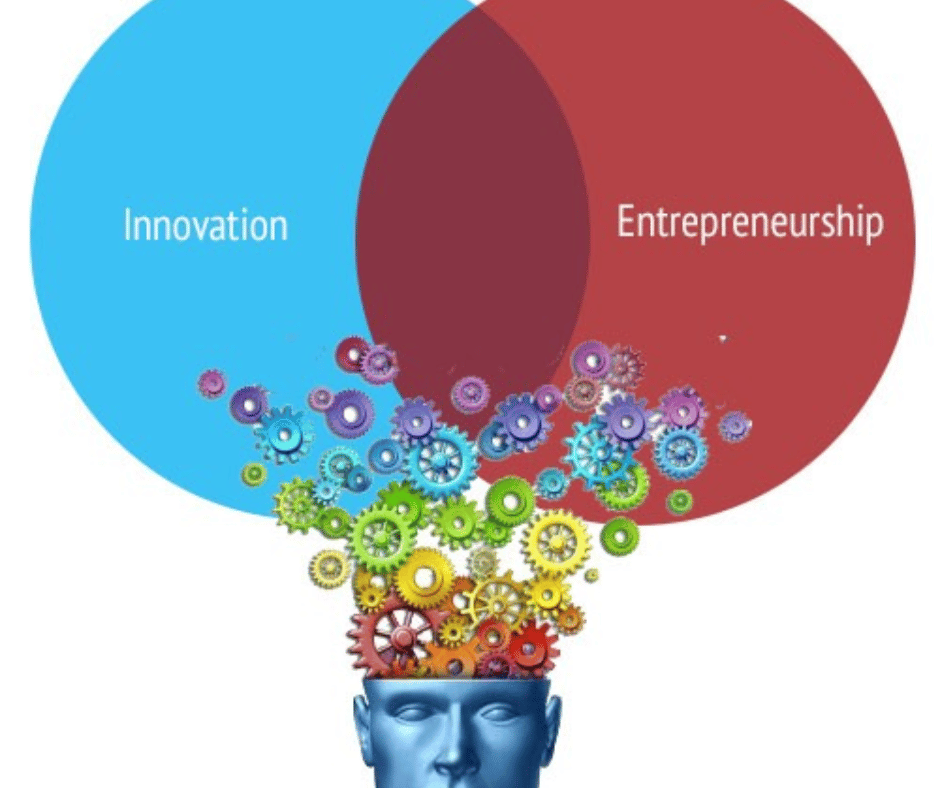 BBA students studying entrepreneurship and innovation for careers in business strategy and management.
