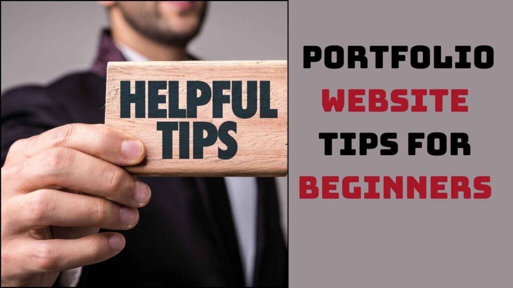 Portfolio Website Tips for beginners
